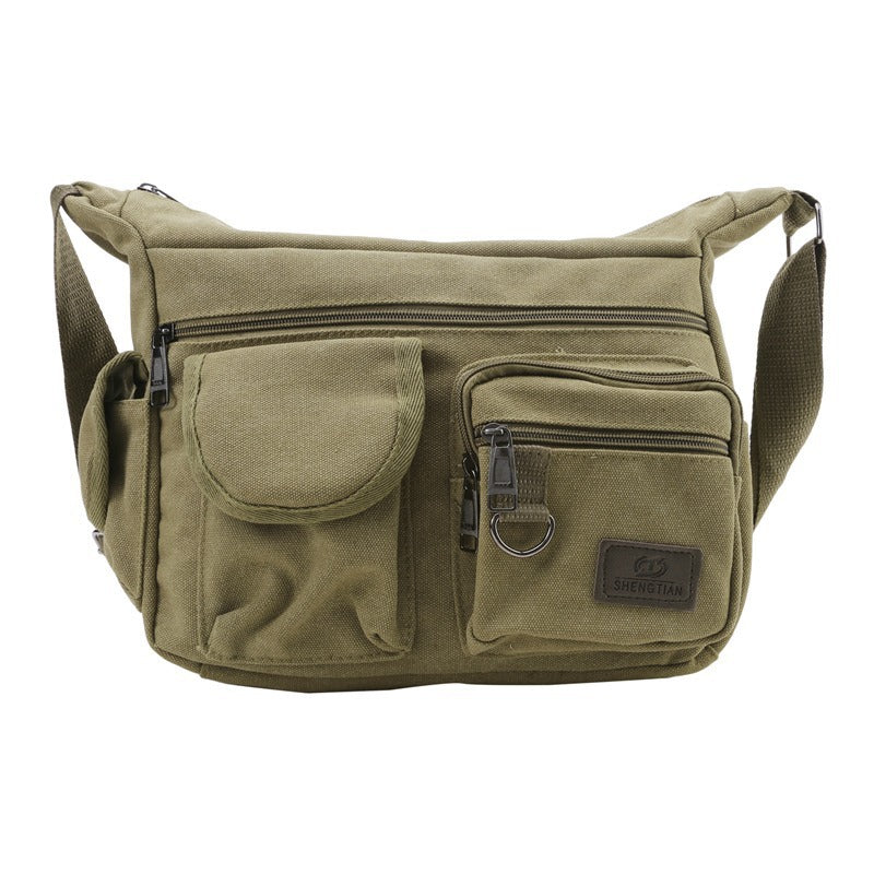 Sac en toile simple Sac à épaule pour corps croisés de grande capacité