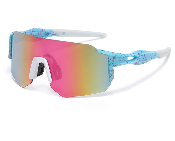 Lunettes de soleil enduites de couleur