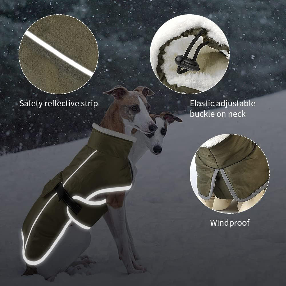 Animaux d'automne et vêtements d'hiver épais chaud imperméable à l'eau Cold-proof Cotton Coat Vêtements d'animaux de compagnie