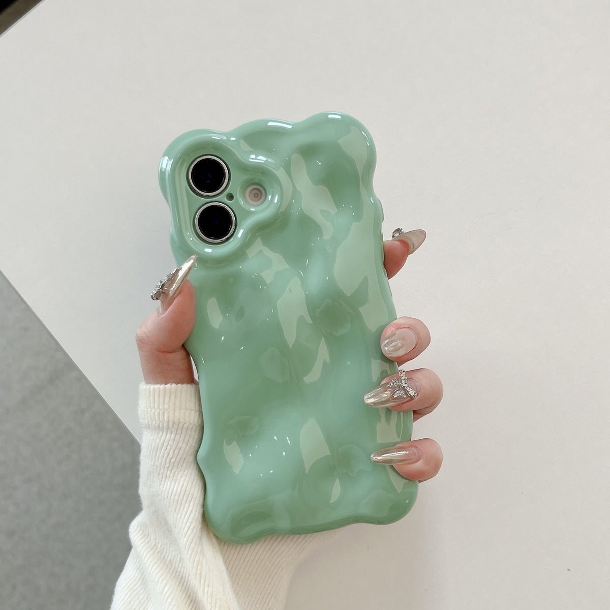 Niche Advanced Sense Plating Shell Cas de téléphone applicable