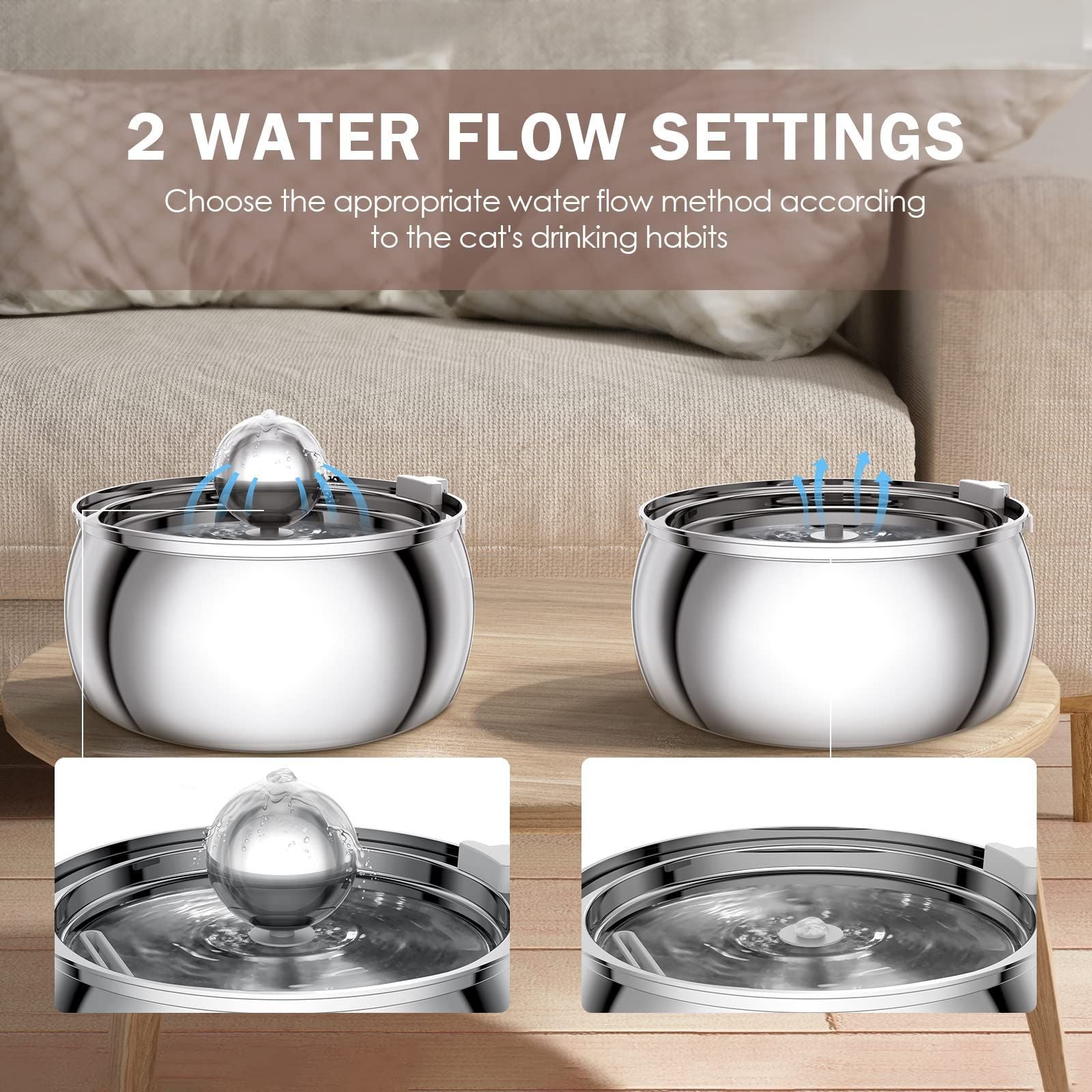 Robinet en acier inoxydable Dragon Ball 4L Cat and Dog Water Feeder