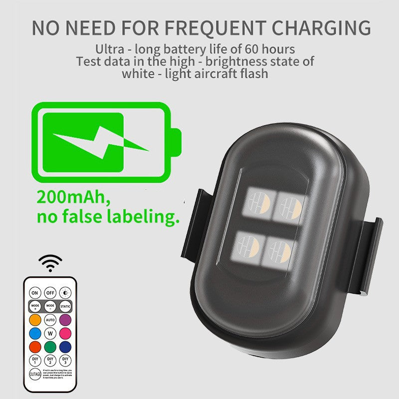 Avertissement de moto Light Cruise Light Led Wireless Remote Control Strobe Light
