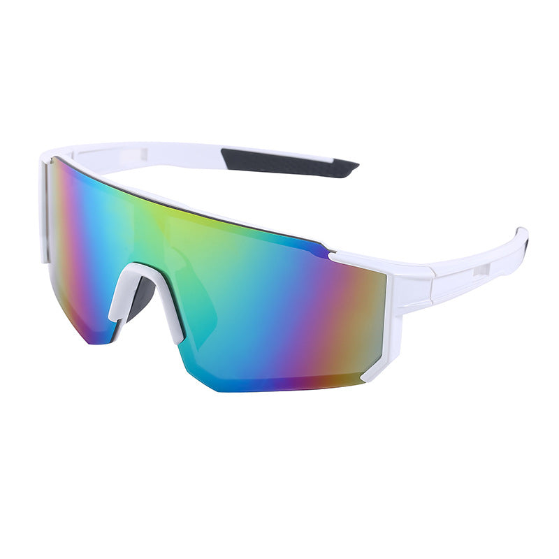 Lunettes d'oeil d'équitation Colorful Outdoor Women's European and American Style Conjoined Sunglass