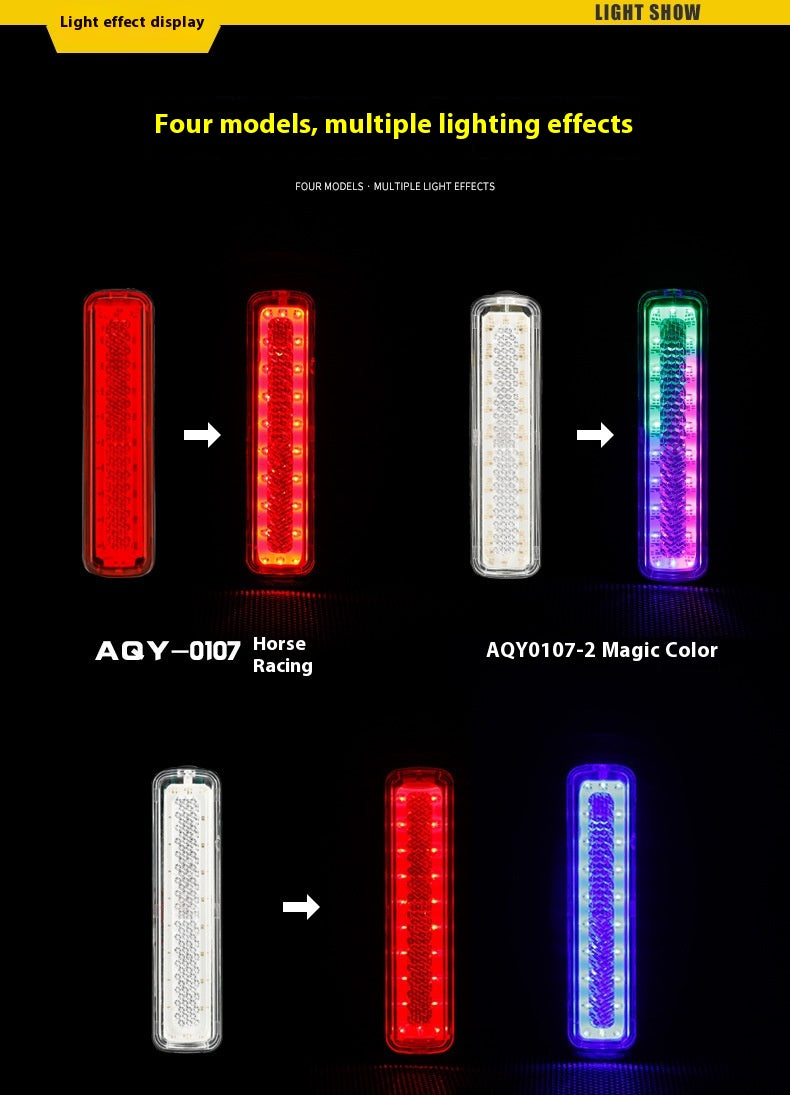 Vélo Light Usb Charging Safety Riding