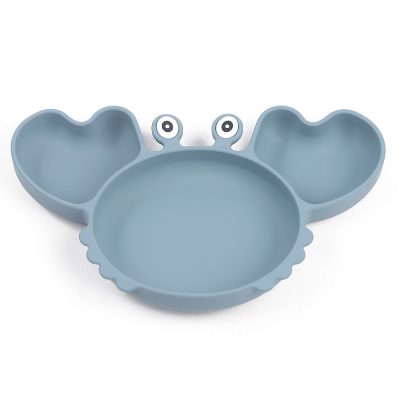 Plaque de coutellerie fractionnée en silicone pour nourrissons