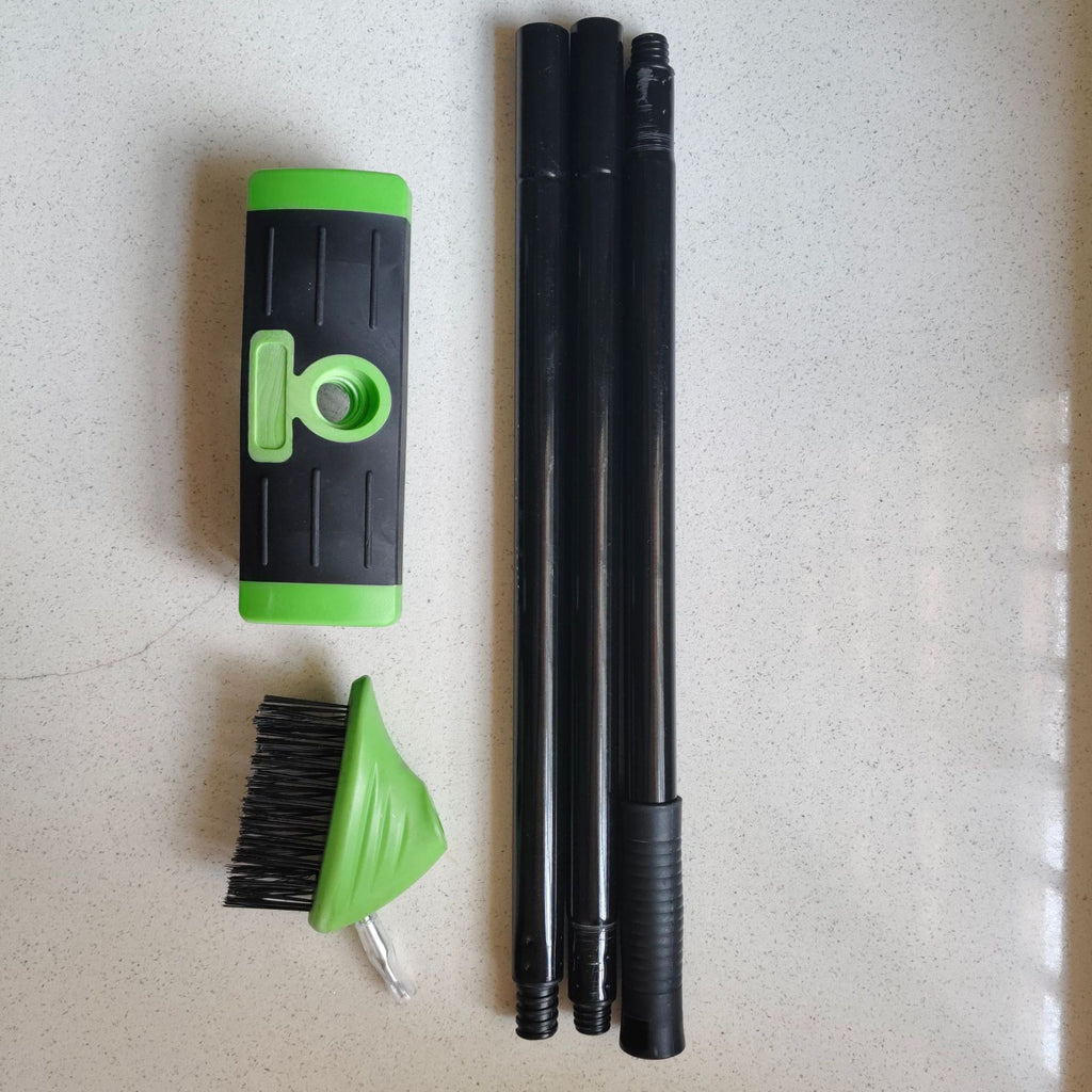 Brosse télescopique à tige de fer multifonctionnelle
