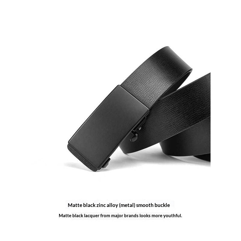 Ceinture sans dents simple et lisse pour Mencasual et polyvalent