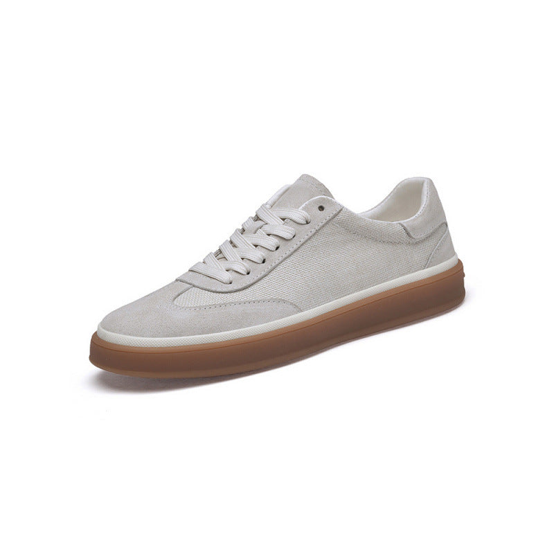 Respirant Casual Bas-top Blanc Sneakers
