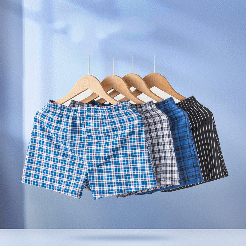 Sous-vêtements occasionnels respirants pour hommes en coton de plus grande taille