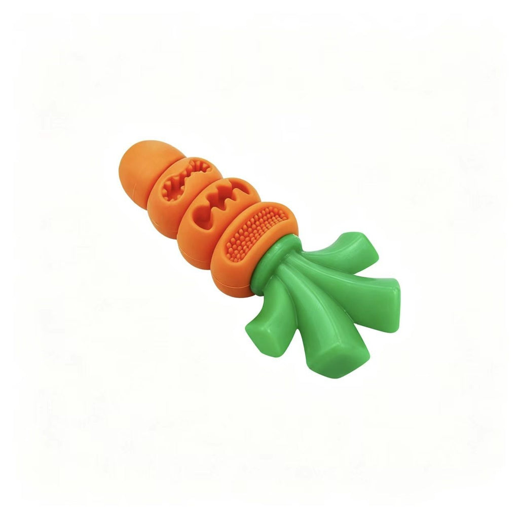Chien en caoutchouc nylon Carotte Toydurable Bite résistant et résistant aux fuites
