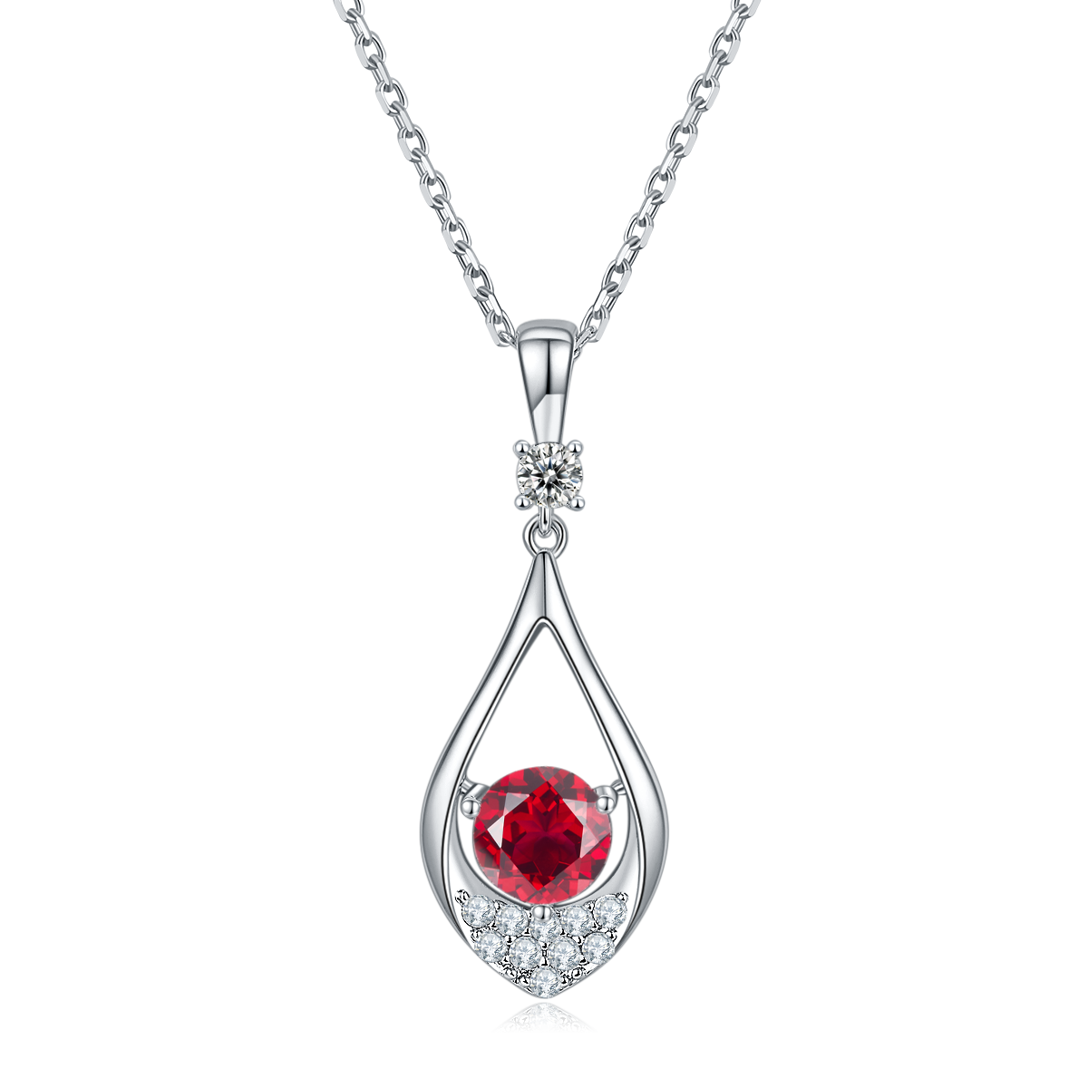 S925 Collier en acier inoxydable