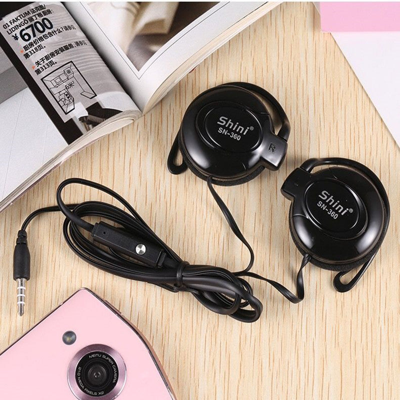 Ear Hook Earphones Surveillance Earphone Trou rond Universal Heavy Bass HD Casque Voix