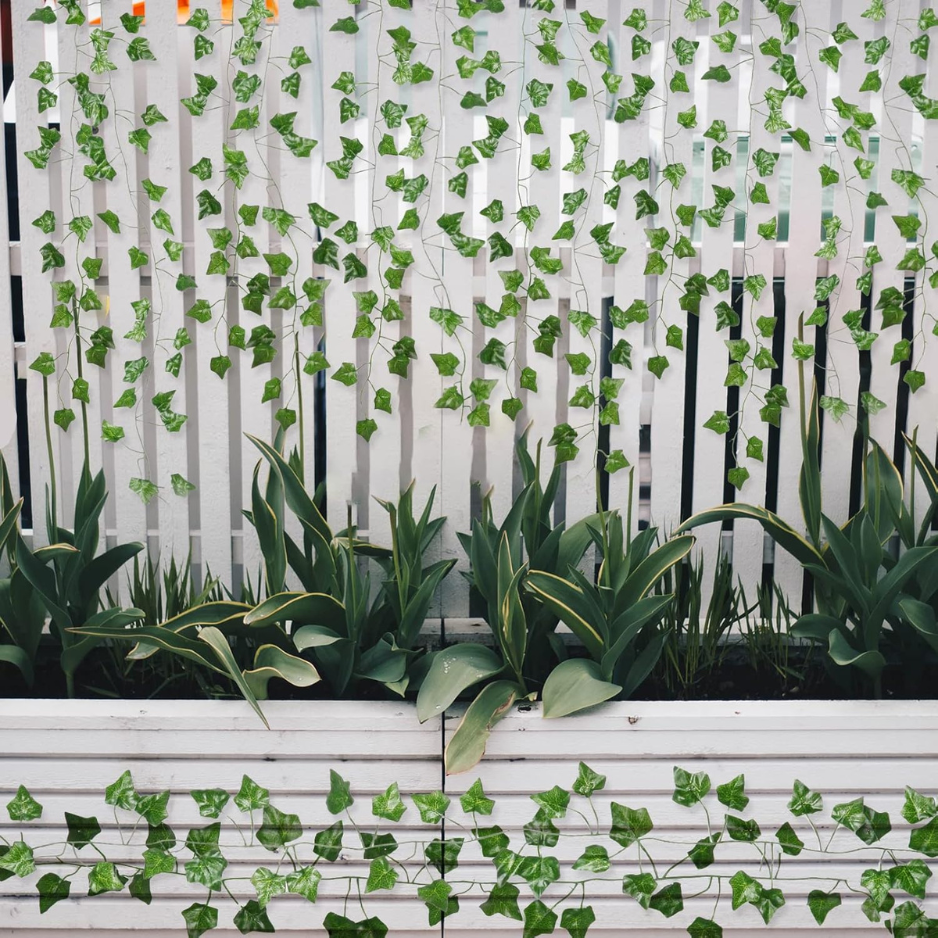 Freyalife Vignes faux pour la décoration de chambre Aesthétique plante artificielle Ivy feuilles suspendu Greenery