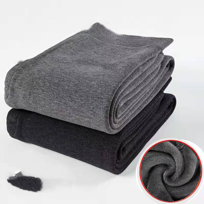 Pantalons chauds en cachemire d'automne d'âge moyen et d'âge avancé