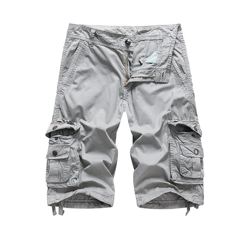 Amazon Commerce extérieur Vêtements de travail pour hommes Bas de fret occasionnel perdu Grande taille Knee Multi-Pocket