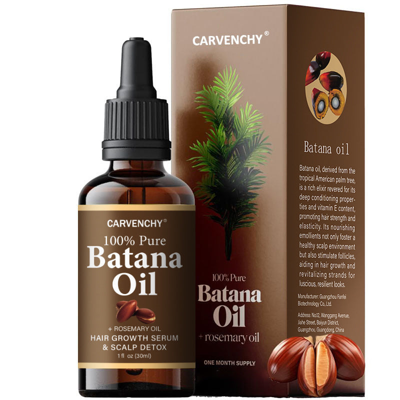 Huile de bathana tonique pour les cheveux pour la perte dense anti-hair
