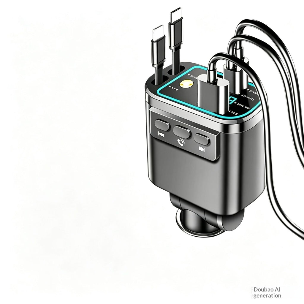 Chargeur Bluetooth Bluetooth 240W avec câble rétractable