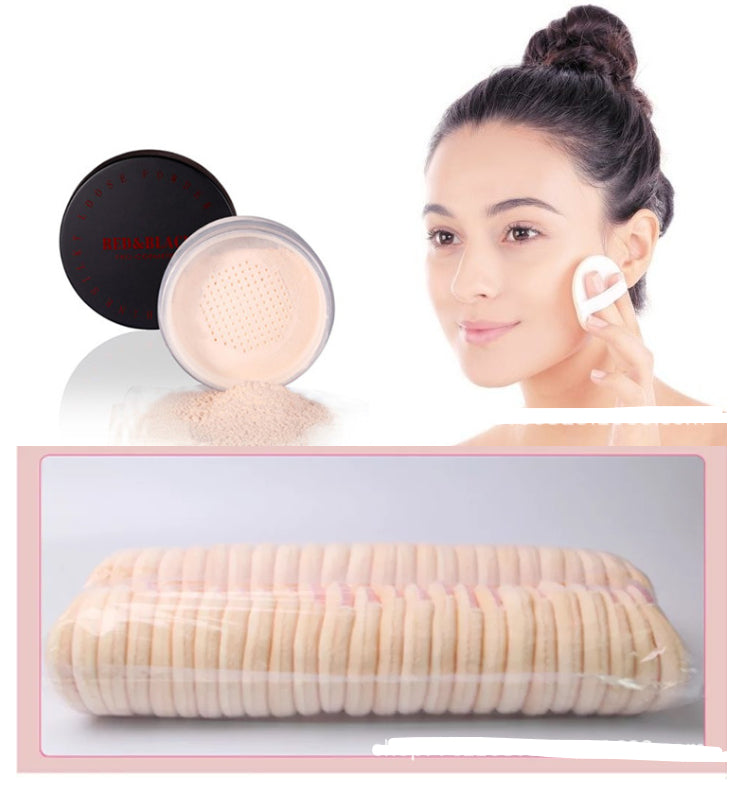 Makeup Artist's Setting Poudre Puff Coton Forme circulaire