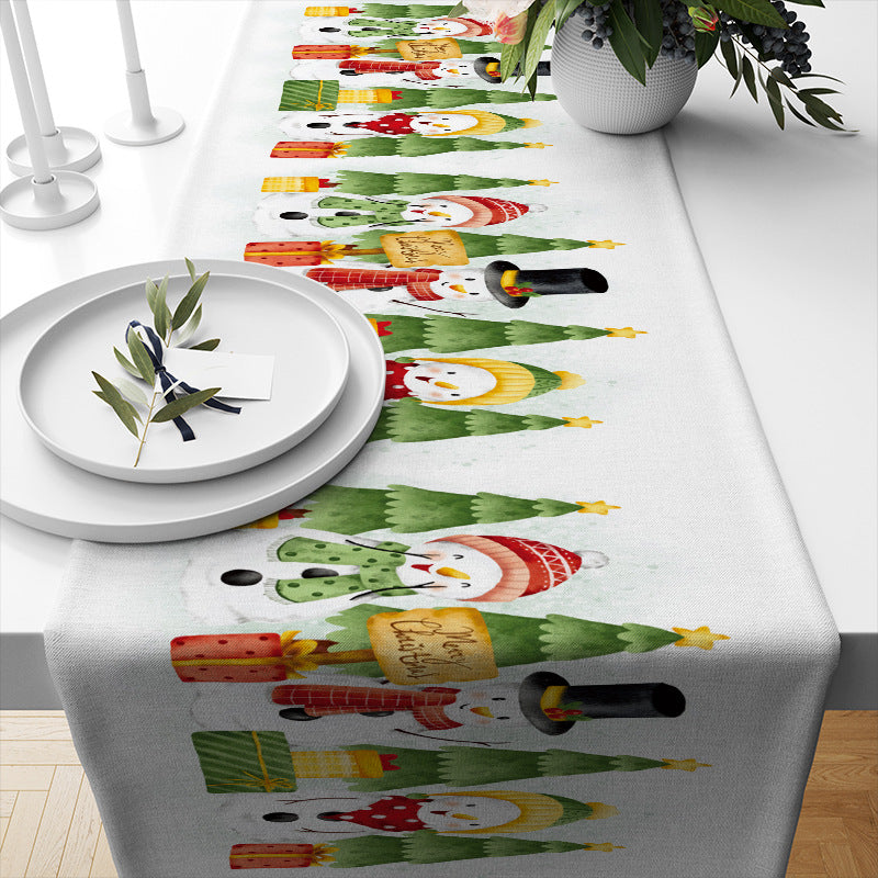 Table de Noël Runner Linge de restaurant isolé nappe