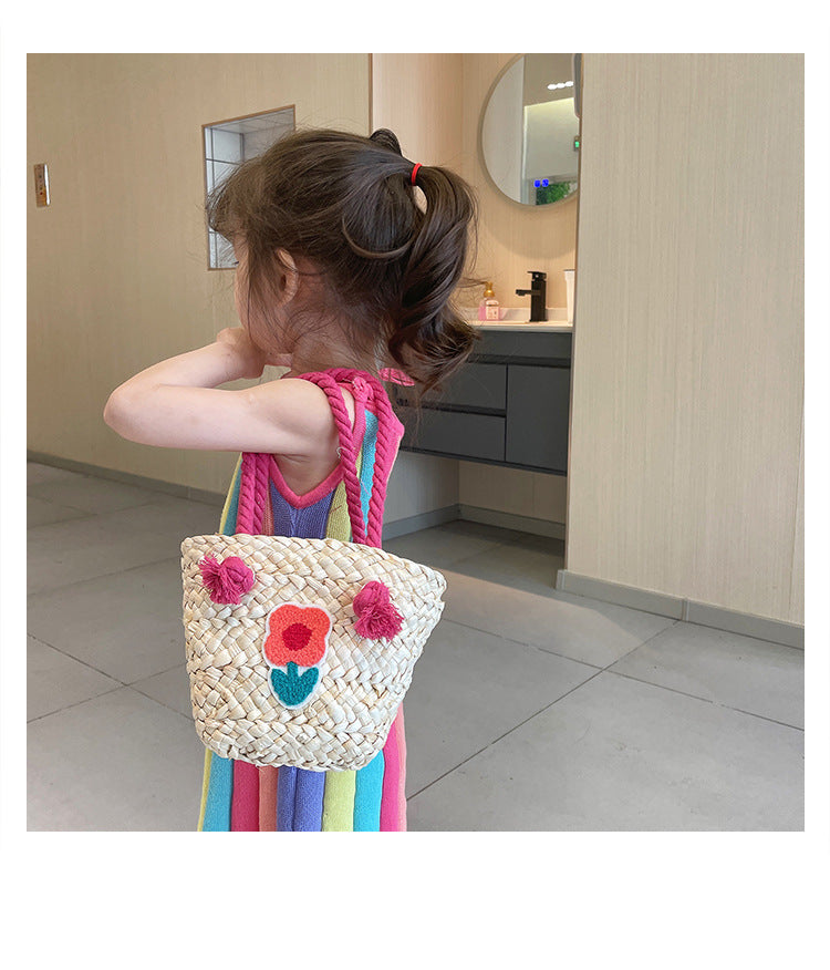 Sac de messager tricoté pour enfants