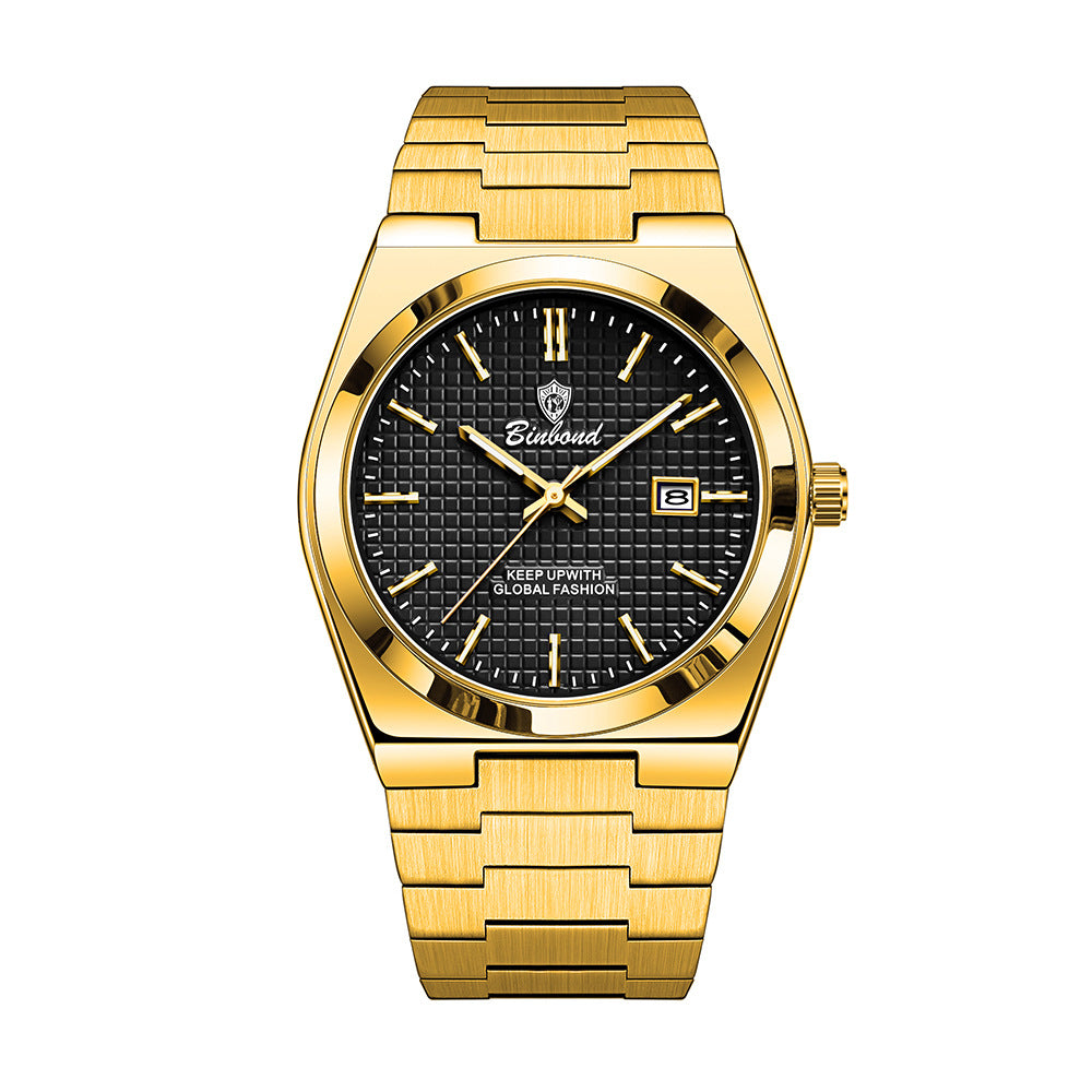 Lumineuse montre de mode tendance imperméable pour hommes