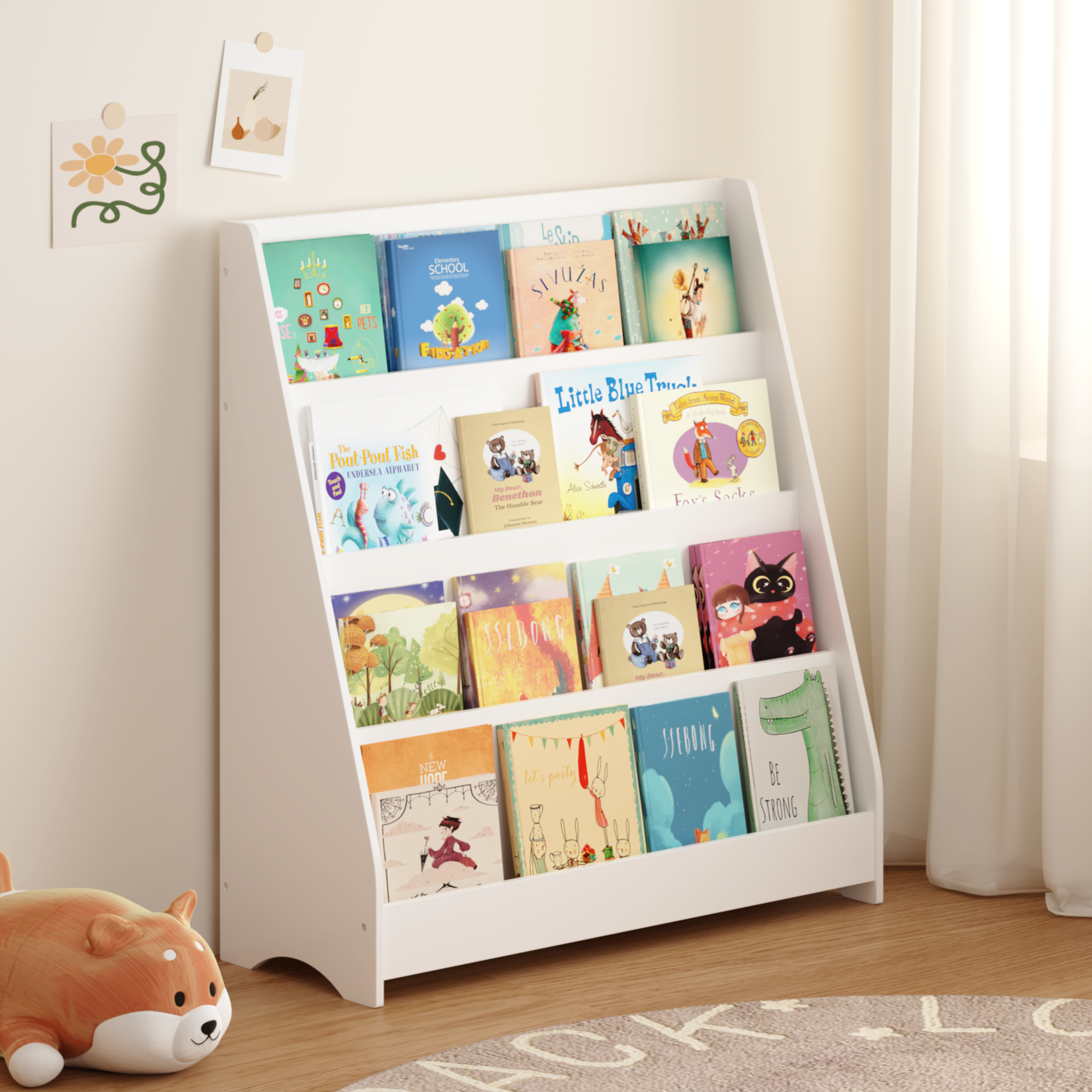 Bibliothèque pour enfants de 4 étages