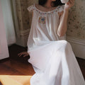 Robe de nuit romantique et élégante avec broderie tridimensionnelle
