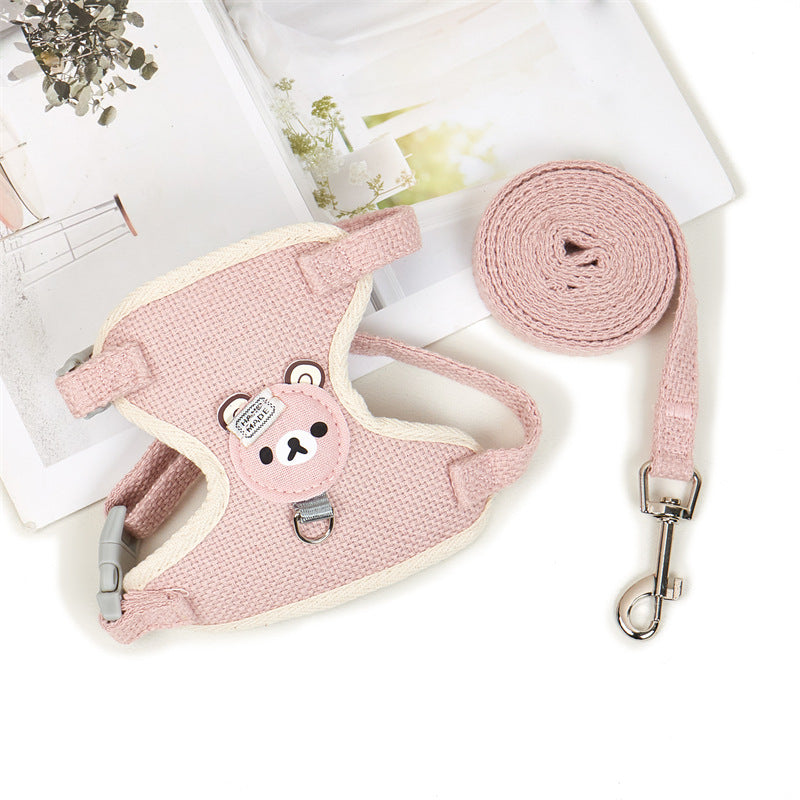 Pet Supplies Dog Hand Holding Rope Vest réglable