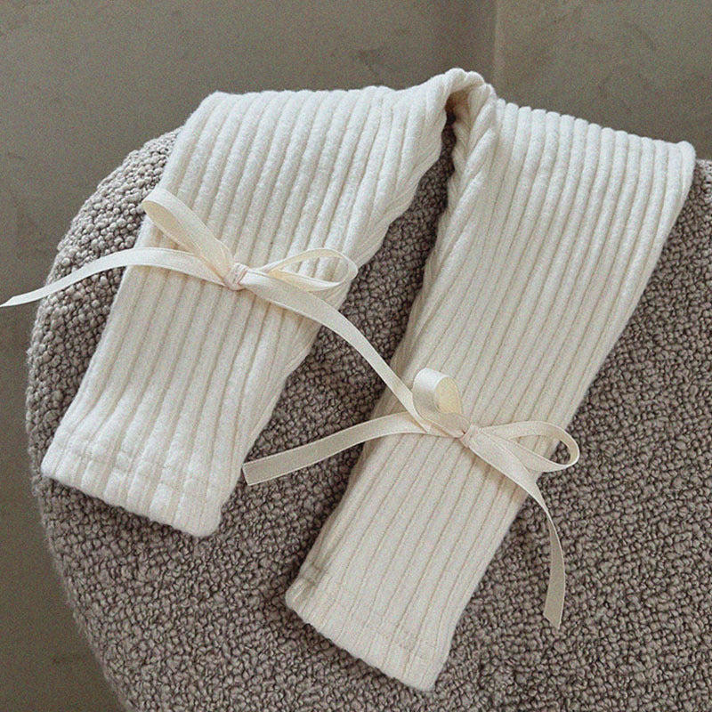 Bow Coton mignon tendance Sunken bande Leggings Crawler
