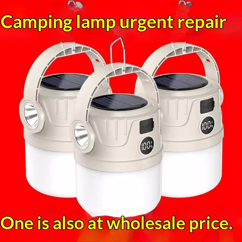 Outdoor Ultra longue durée d'éclairage de tente de camping lampe solaire avec charge Ca