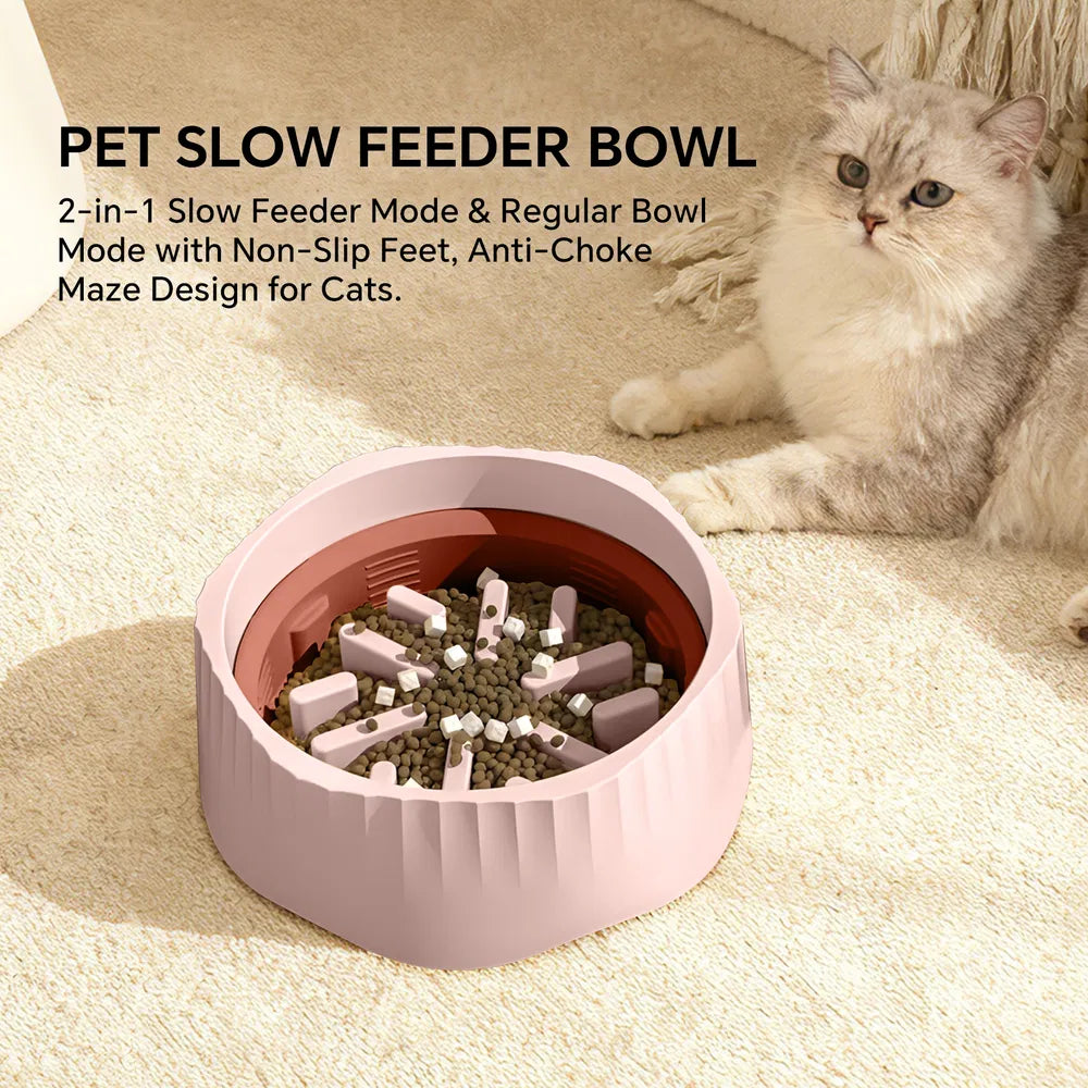 Pink-Dual-usage Slow Food Bowl