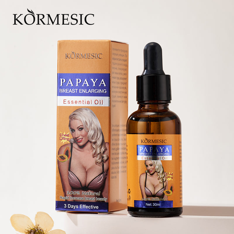 KORMESIC Papaya amélioration mammaire huile essentielle 30ml