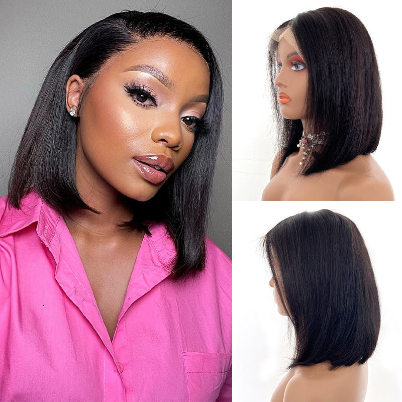 Wig usine véritable cheveux humains soie