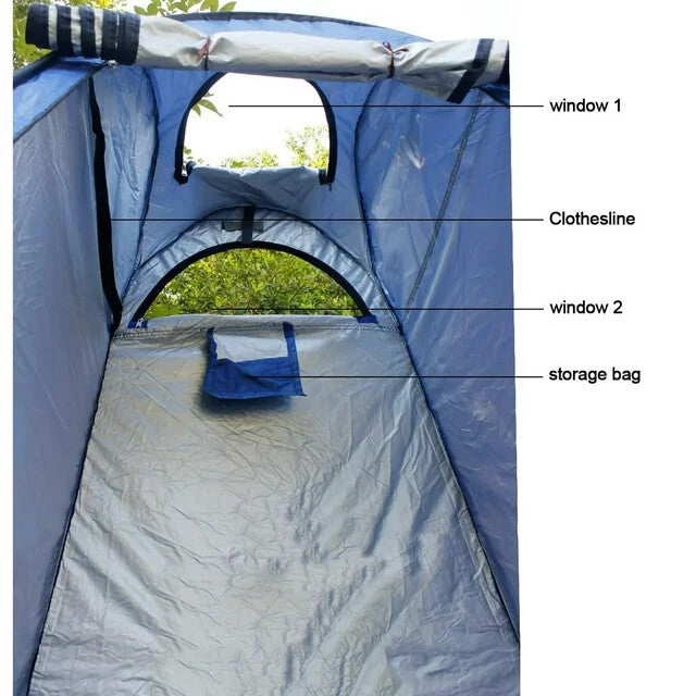 Vie privée Tente douche extérieure portable Tente Camp Toilette Rain Shelter