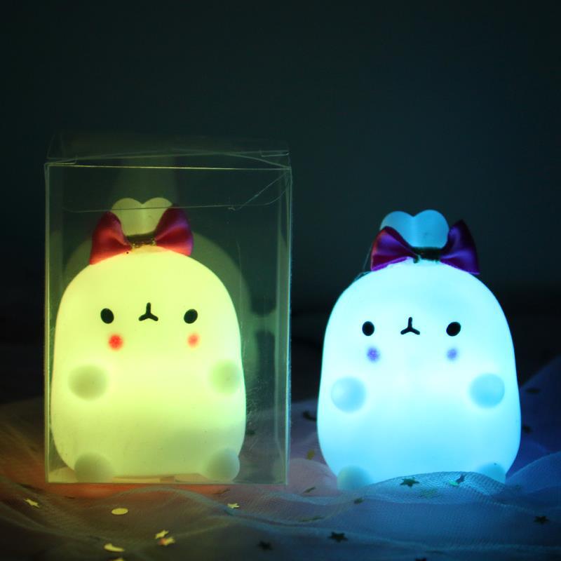 École primaire maternelle Tanabata cadeau mignon lapin lumière de nuit