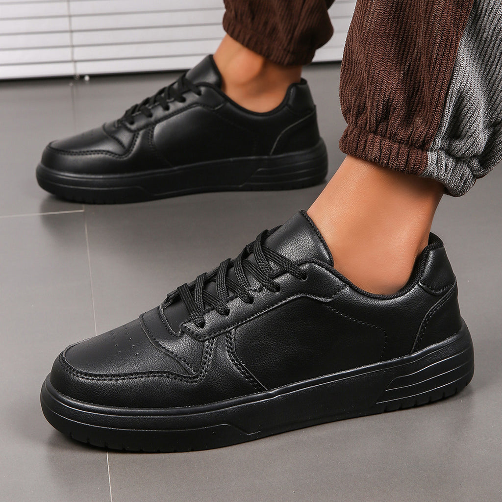 Débutant Hommes Chaussures Sneakers Hommes Cuir Haut Respirant Sports Chaussures Casual