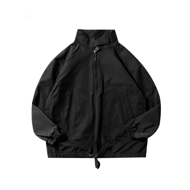 American Style Retro Bomber Veste Hommes Loose Fit Versatile Manteau Toute saison