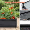 4x3x1ft Lit de jardin surélevé en métal