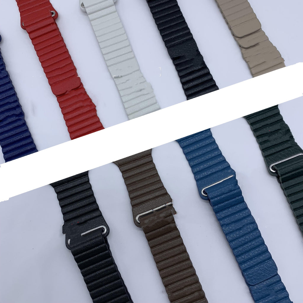 Bracelet en cuir d'absorption magnétique