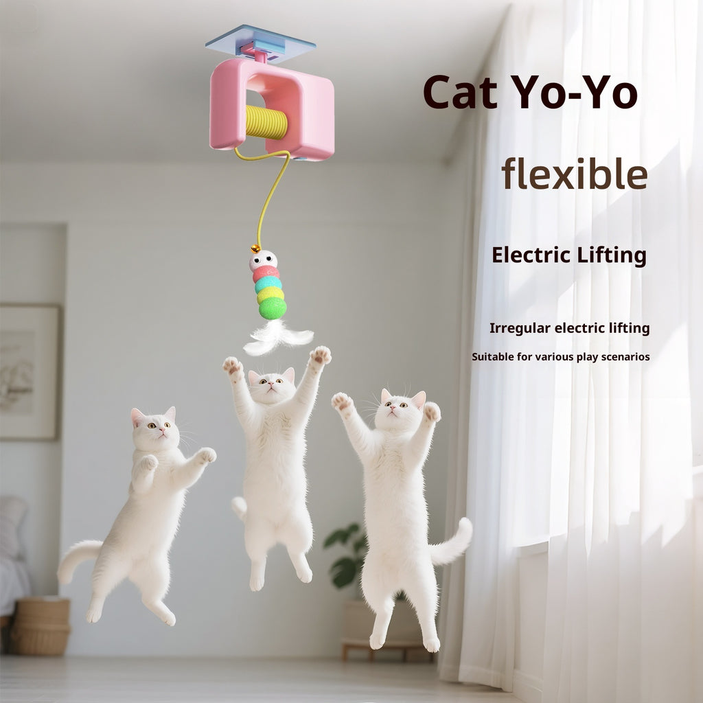 Caterpillar et Flying Bird conviennent pour l'auto-jouage des jouets de chasse d'animaux Jouet de chat interactif