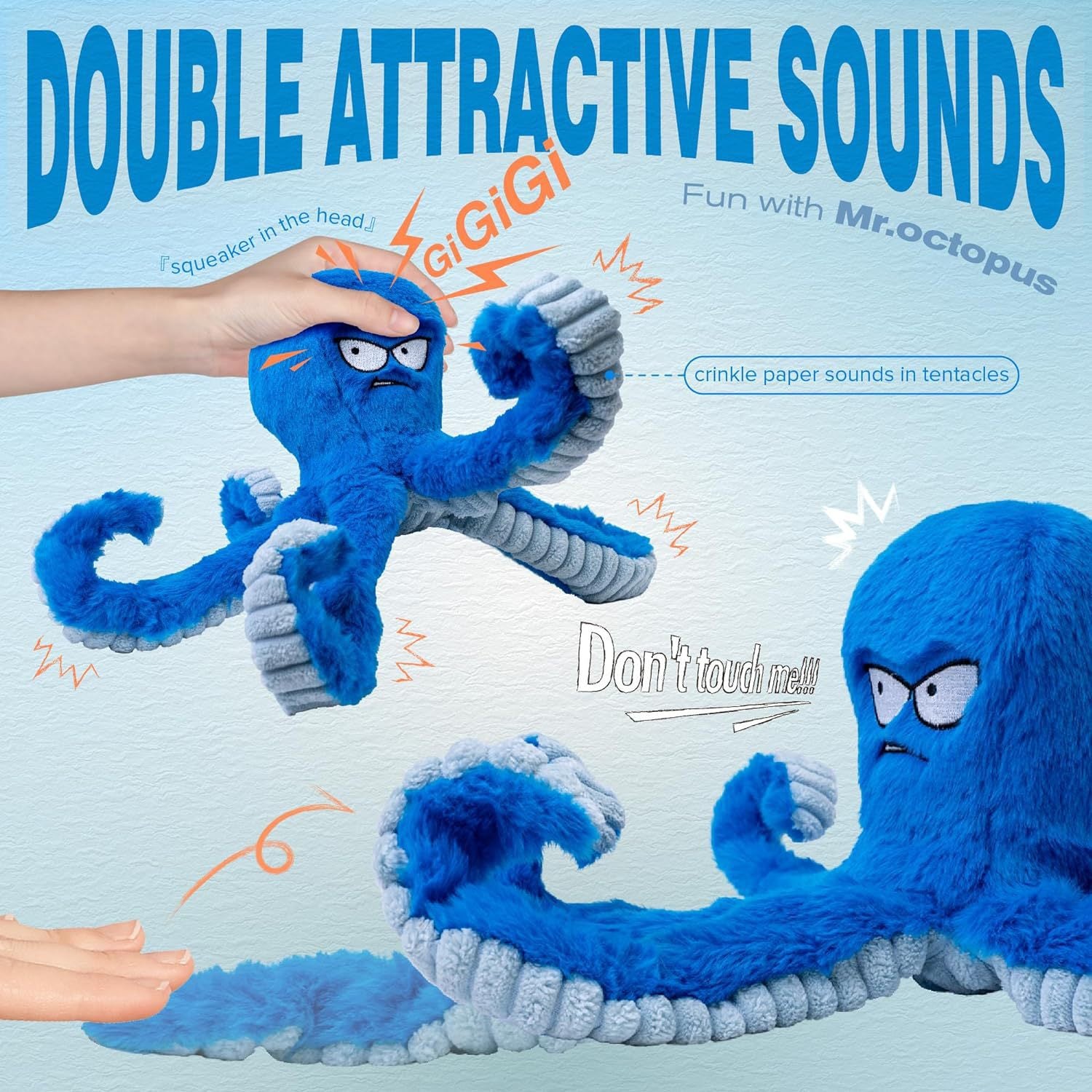 Jouets à mâcher pour chiens farcis Jouets à mâcher gros jouets pour chiens pour les garder occupés Jouets interactifs squeaky Tug