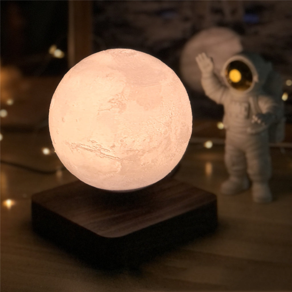 Lampe de table magnétique Lune Lumière impression 3D Planète Lumière de nuit