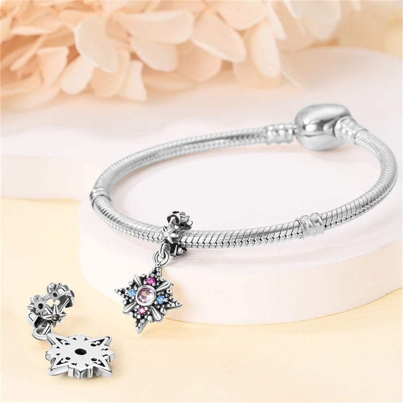 Bracelet de perles classiques en argent plaqué cuivre