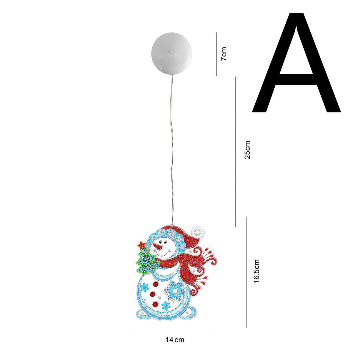 Afficher LED Fenêtre de verre party lumières de décoration avec des ventouses