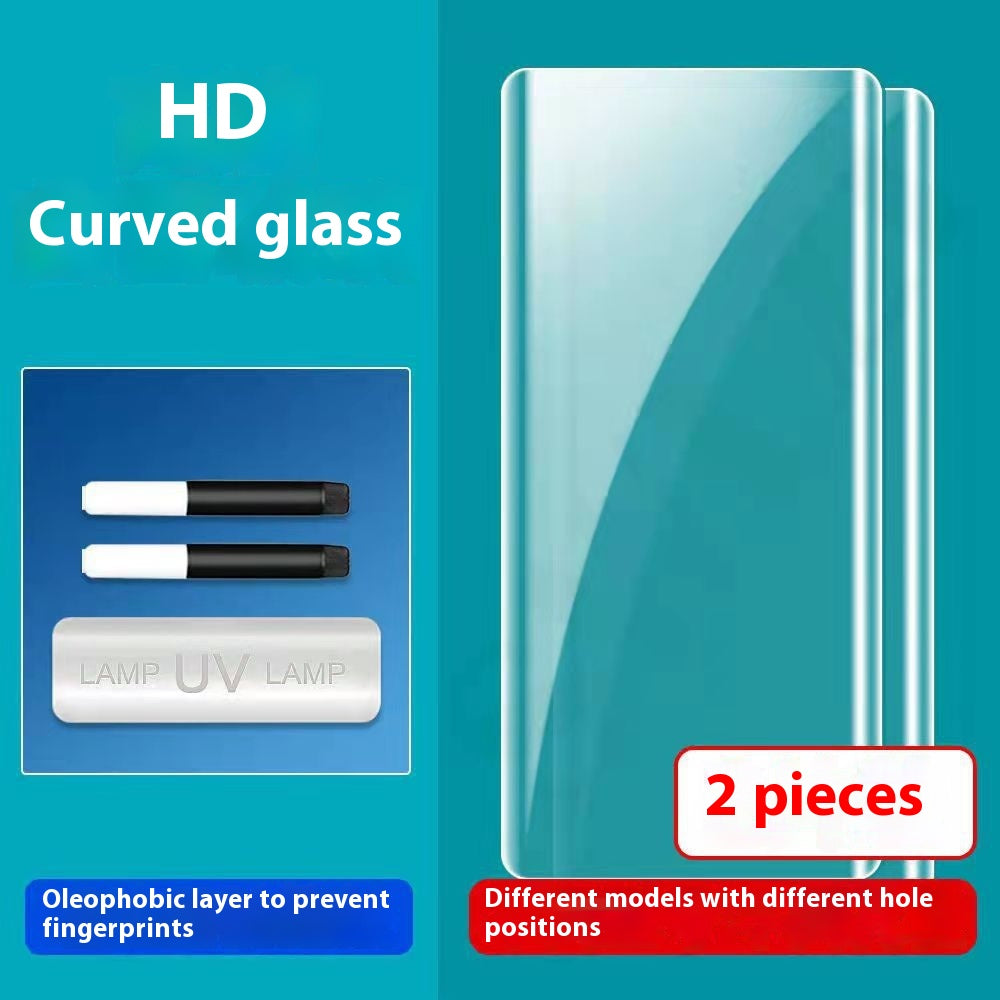 Film trempé Uv Full Glue Light Curing Film Applicable