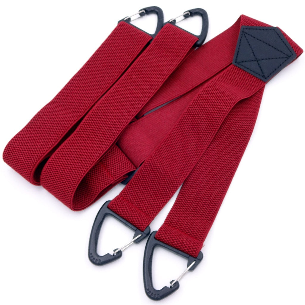 Boucle en plastique 4-hook Britishstyle Unisex X bracelet Suspenders 4 Cm WideVintage élastique Brac