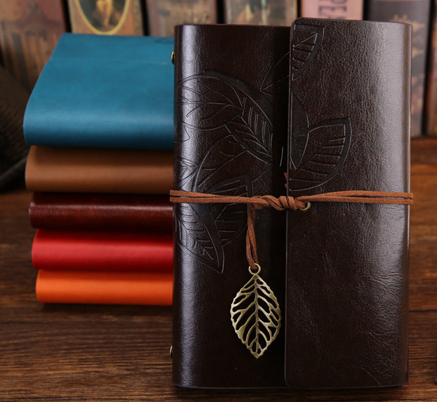 Carnet de notes pour feuilles vintage