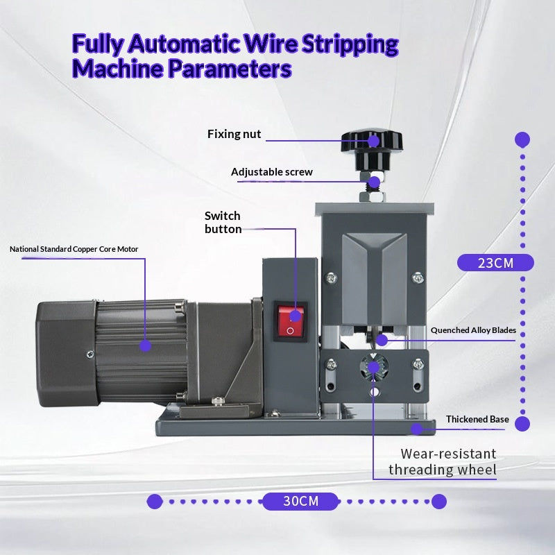 Ménage entièrement automatique petite machine de décapage de fil électrique