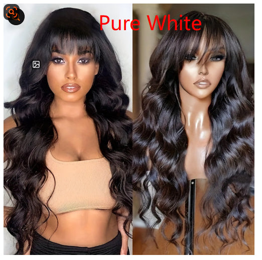 AliExpress Commerce extérieur Long Wavy Perruque pleine tête