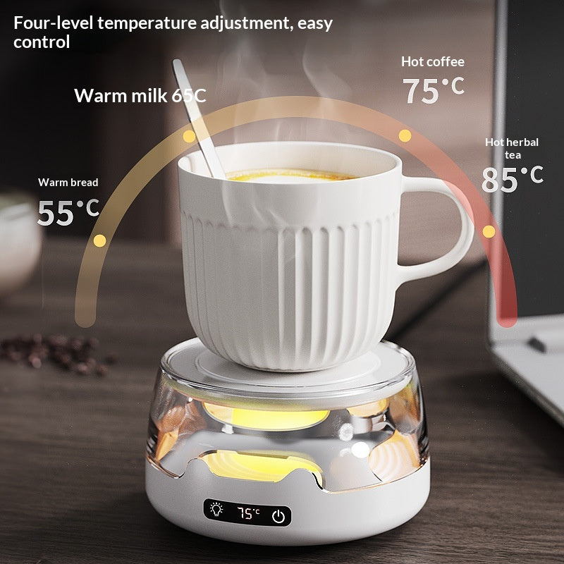 Sous-verre de chauffage thermostatique ménager